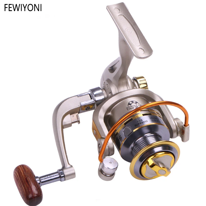 

FEWIYONI New JD2000 - 7000 Series Aluminum Fishing Reels 12BB Ball Bearings Type Reel Anti seawater corrosion roller fishing
