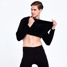 Весенне-осеннее мужское хлопковое термобелье, комплект из 2 предметов, зимние теплые уплотненные кальсоны, топы, нижняя одежда, 3 цвета