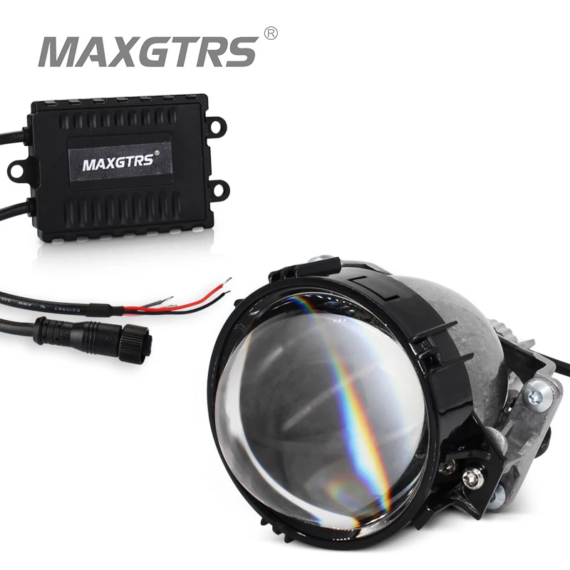 

Universal 2.5 inch 2.8" Auto Bi-LED Projector Lens Headlight 55W 6000K High Low Beam Auto LED Lighting Car Retrofit Autoparts