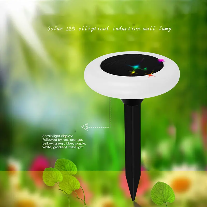 

High Quality Solar LED Light Red Orange Yellow Green Blue Purple White and Colorful Light Outdoor Lawn Garden Landscape Lights