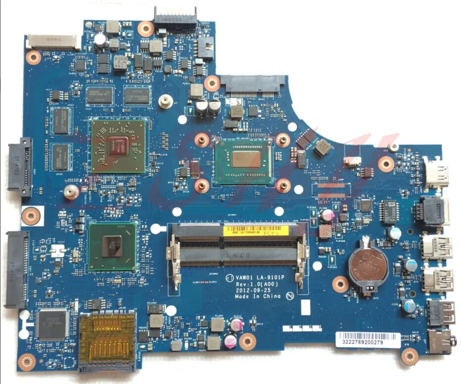 Материнская плата для ноутбука DELL 15R 5521 системная SR0XG i7 LA 9101P 00P55V 0P55V HM76 100%
