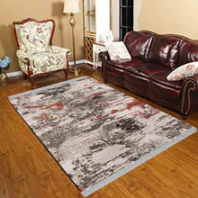 Else Nordec черно-белый ikat скандинавский геометрический 3d принт Противоскользящий килим моющийся декоративный килим Площадь Ковер богемный ковер