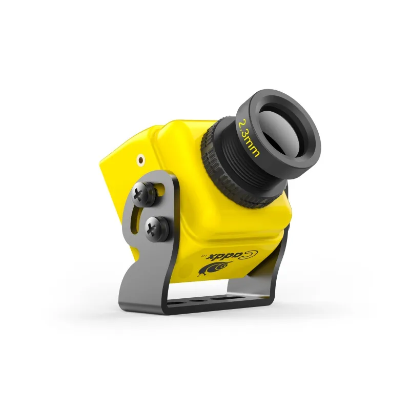 Оригинальная камера Caddx Turbo S1 1/3 CCD 600TVL ИК с блокировкой желтый/зеленый NTSC/PAL
