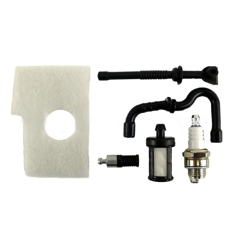 

For Chainsaw 017 018 MS170 MS180 Air fuel Oil Filter Hose Spark Plug Kit