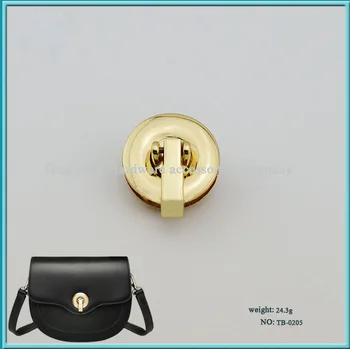 

6pieces/lot Luggage hardware accessories metal buckle gm bag lock round pull lock lock screw lock