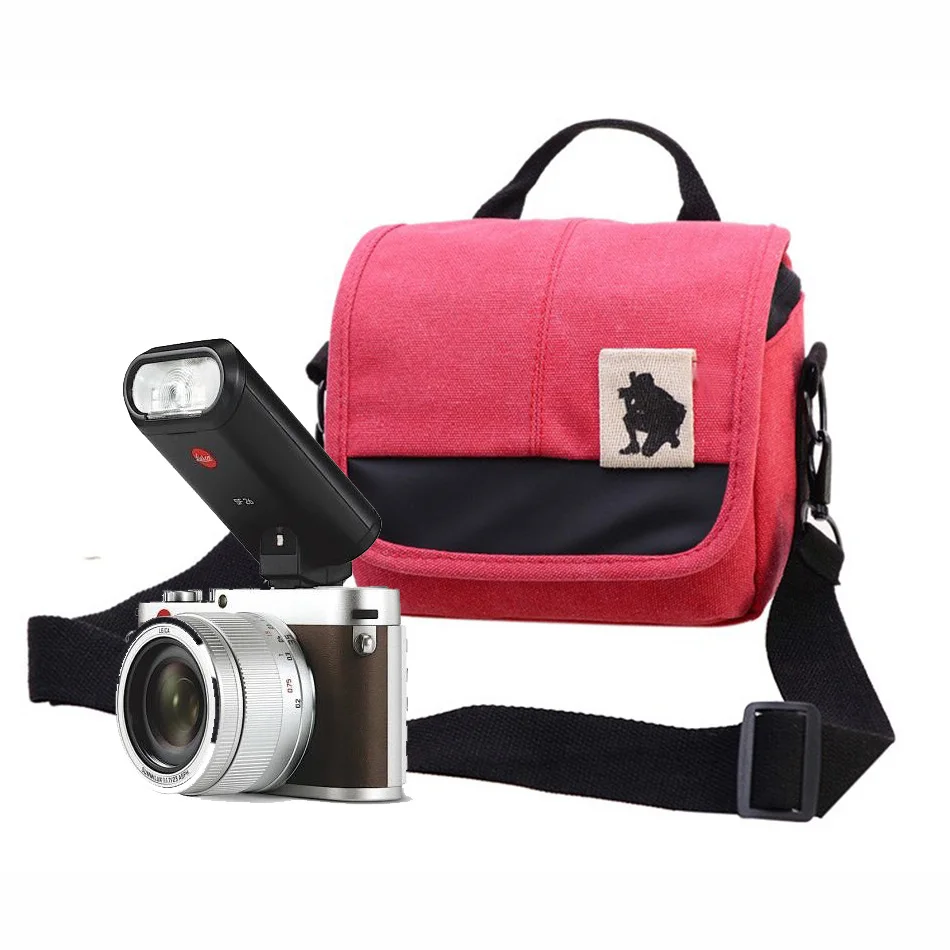 Цена Холст Камера плече сумка для Leica X Vario мини M V LUX M9 M P T Q TYP109 typ107 TYP113 Micro один Камера s сумка