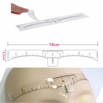 

50Pcs/Set Royun A Disposable Permanent Makeup Microblading Eyebrow Ruler Measure Stickers