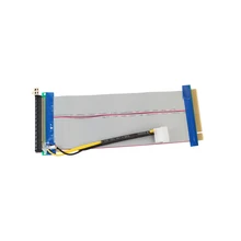 

8inches Powered PCI-E 16X to 16X Riser Flexible Ribbon Extender Extension Cable