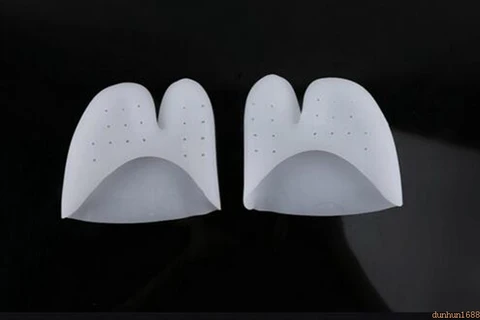 Almofadas de Sapato Sapatos de Salto Alto do Dedo do pé Dedo do pé de Manga Ferramenta com Buracos Paris Silicone Proteção Ballet Estojo Protetor Gel Cuidados 2 Estilos 44 100 – Lot