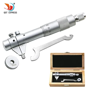 

5-30mm Inside Micrometer Screw Gauge Metric Internal Micrometers Carbide Measuring Tools
