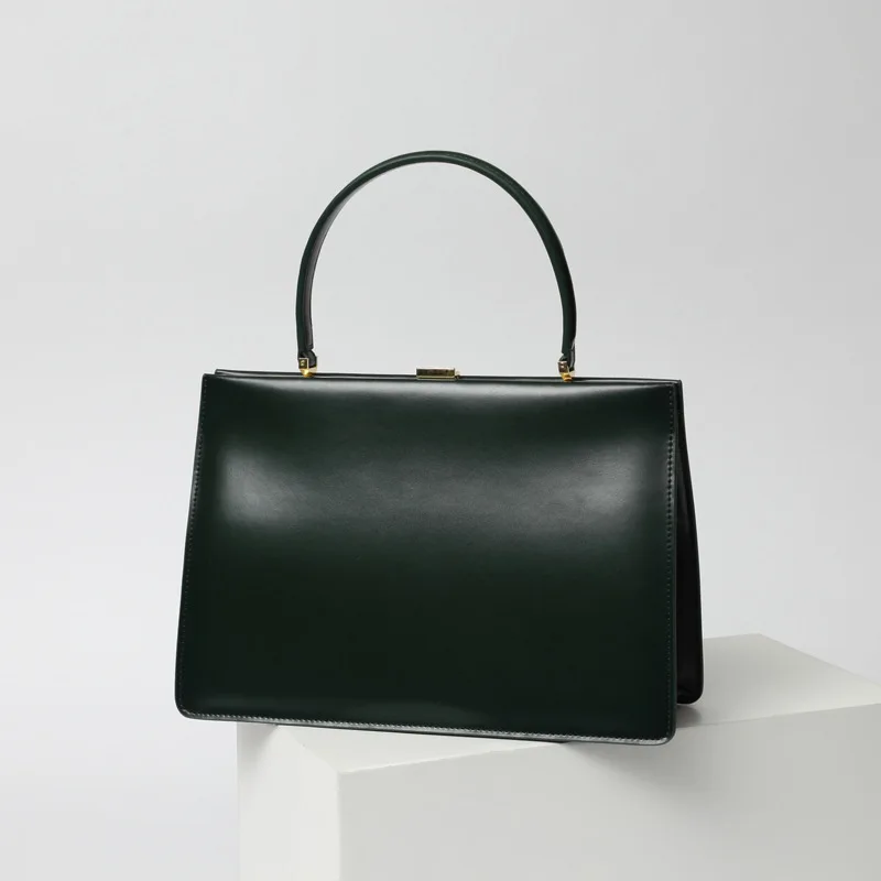 D'affaires De Sacs Main Gao Brown infatuation Designer Haute Bonbons Fourre Top retro Véritable poignée D'épaule Qualité Temperament white tout Cuir Femmes gem En Solide Dames Luxe Boîte Red With À Guihei Luyo Green 8vB0q7