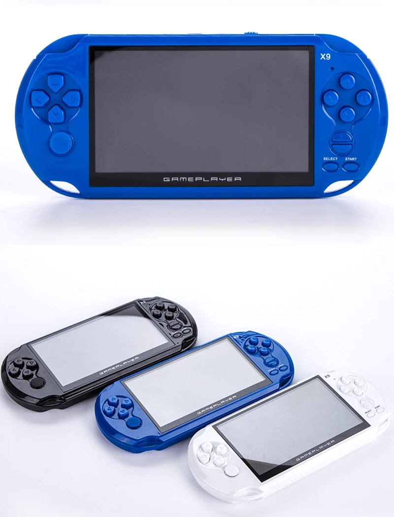 Handheld game console X9 5 inch large screen high-definition 10000 nes games 8GB genuine security