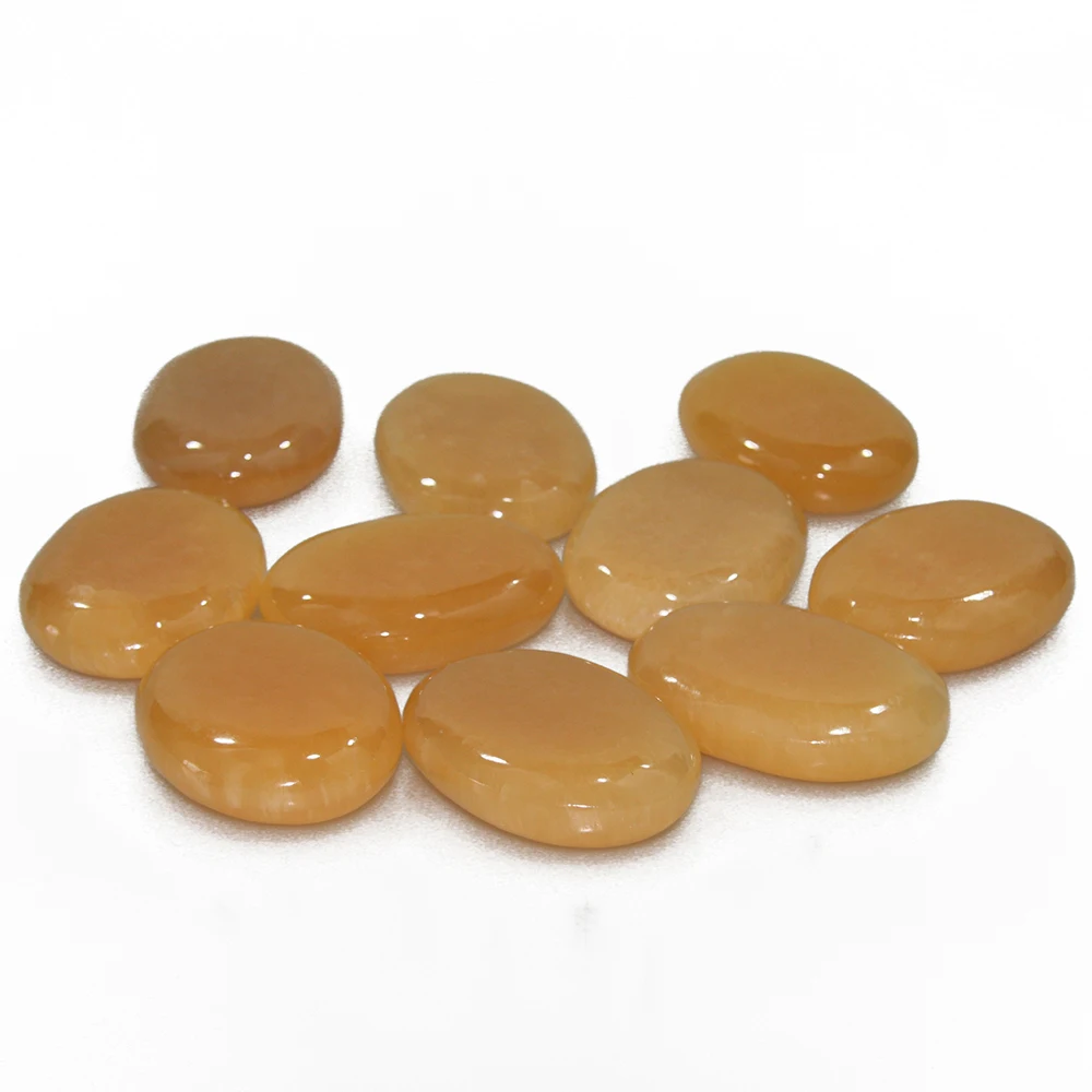 HIMABM 10 Pieces/Pack Hot Spa Yellow Jade Basalt Stone Lava Rock Essential Oil Volcanic Body Massage Back Massage HIMABM 10 Pieces/Pack Hot Spa Yellow Jade Basalt Stone Lava Rock Essential Oil Volcanic Body Massage Back Massage