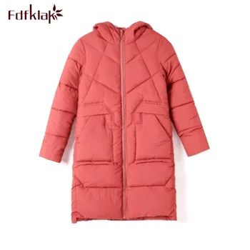 

Fdfklak Winter jacket women cotton padded parka female outerwear coat plus size thick warm women's down jacket jaqueta feminina