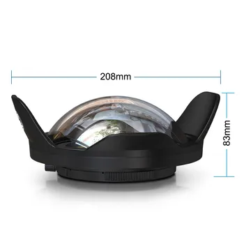 

WA-007 Camera Lens Wide Angle 67mm 0.7x Interface for Seafrogs Meikon Housing Underwater Diving Fisheye
