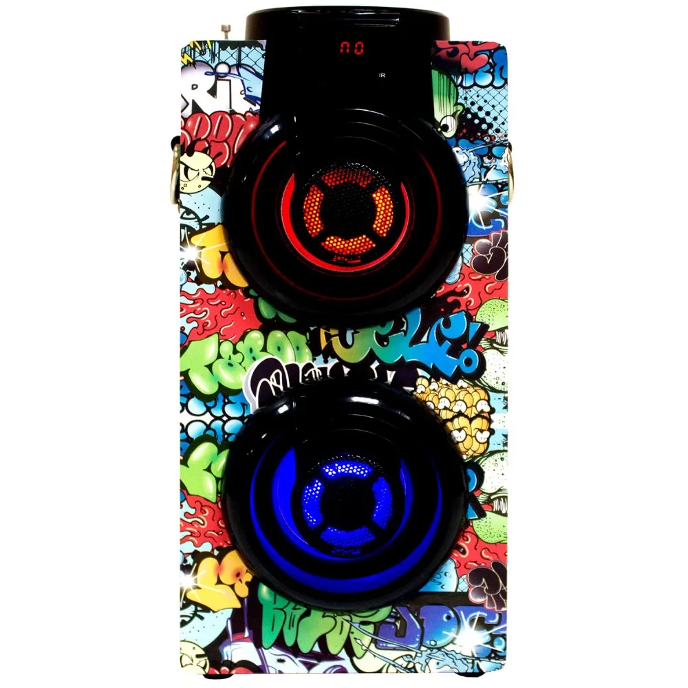  Bluetooth Speaker Powerful Portable Large Power 20W MP3 / Radio / USB with Led Light Cheap Control 