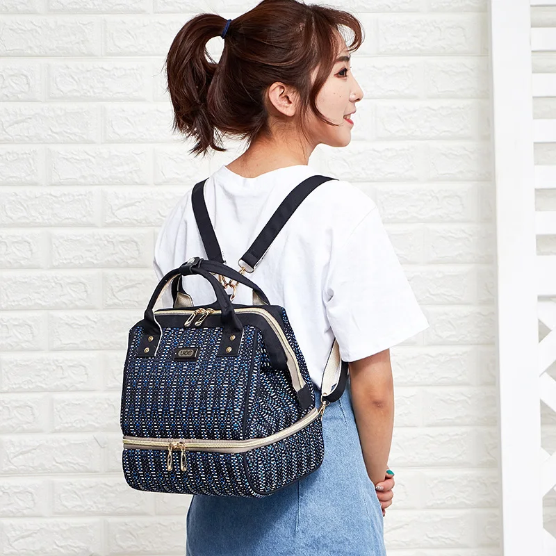 

Maternity Bag For Baby Care Large Capacity Diaper Bag With USB Insulation Bags Mommy Backpack For Travel Stroller Hanging Bag