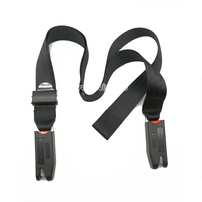160cm Adjustable ISOFIX LATCH Belt Connector Double Interface