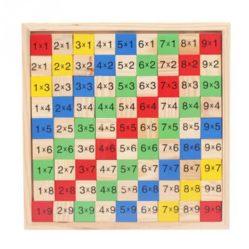 

Montessori Educational Toys for Children Baby 99 Multiplication Table Math Arithmetic Teaching Aids for Kid Early Education Toy1