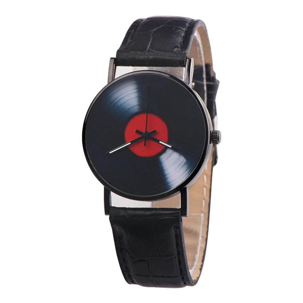 Мужские и женские часы из искусственной кожи с циферблатом в стиле ретро, аналоговые кварцевые наручные часы для мужчин, подарок для женщин
