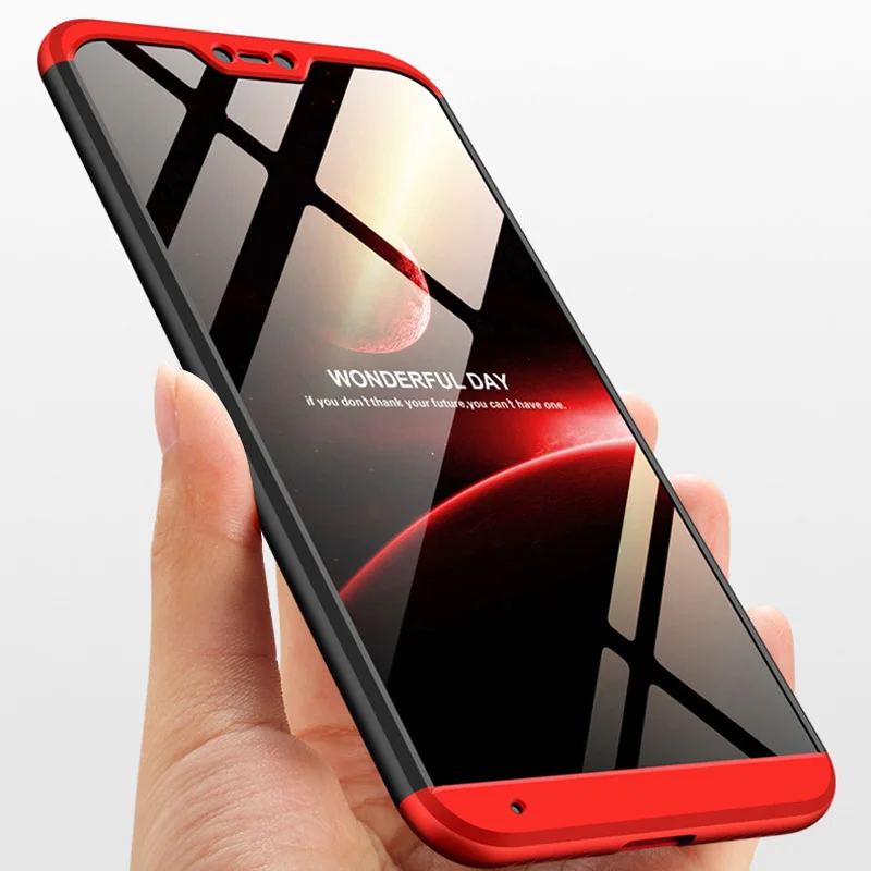 

GKK 3 in 1 Case for Xiaomi Mi A2 Lite Mi A1 Redmi Note 6 Pro Note 5 Pro Redmi 5 Plus S2 Case Full Coverage Matte Cover Fuda
