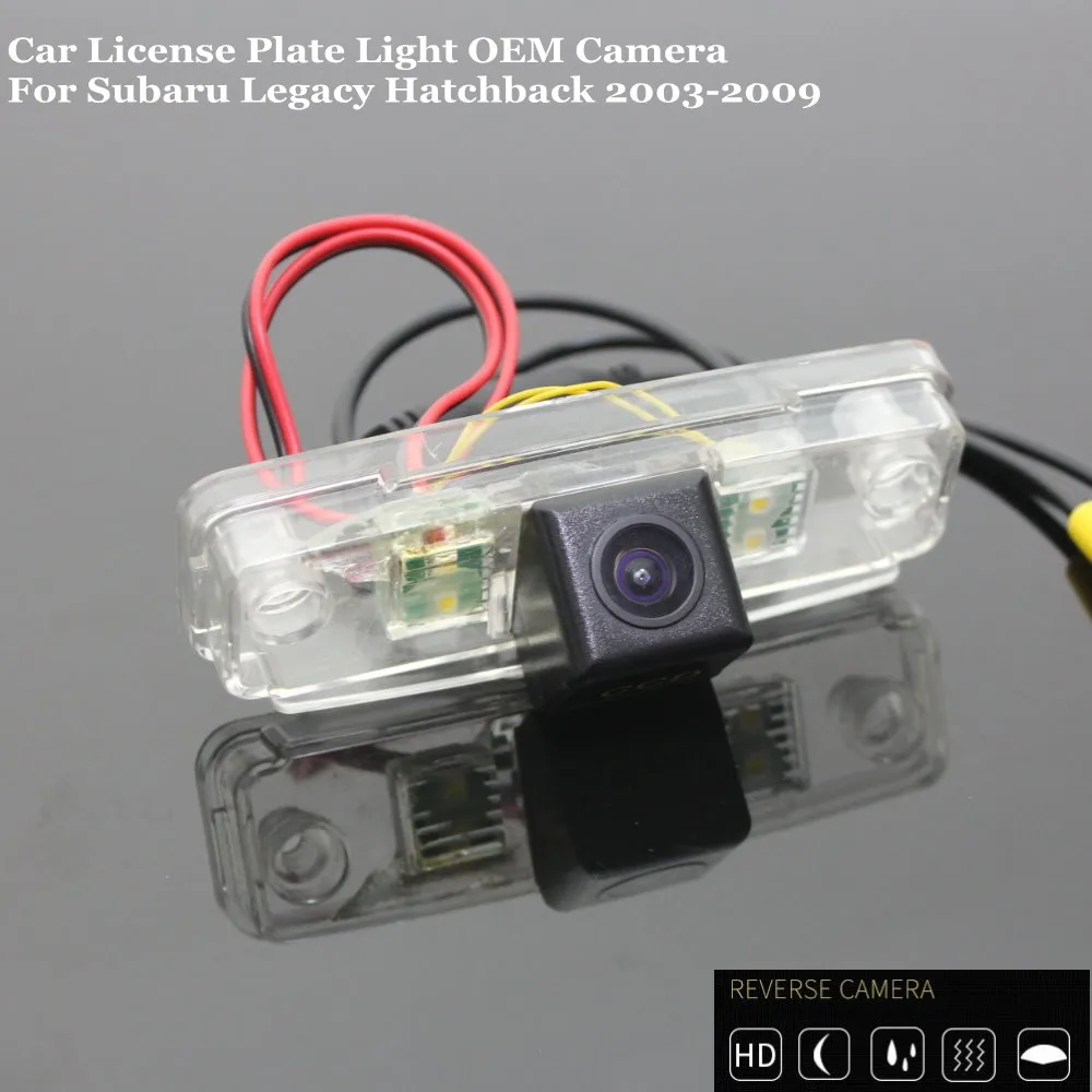 JanDeNingCCD Car RearView Parking/Backup Reverse Camera/Waterproof License Plate Light OEM For Subaru Legacy Hatchback 2003-2009 |