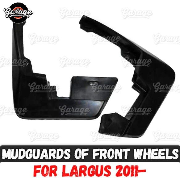 

Mudguards of front wheels for Lada Largus 2011- broad form Rubber accessories protective anti splash car styling tuning