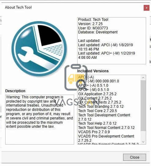 Экскаватор диагностический сканер vocom88890030 ptt 1,12 dev2 VCADS 2,4