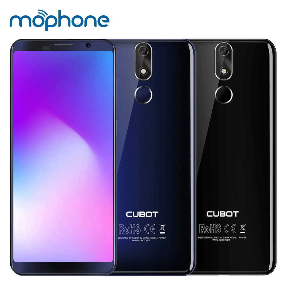 Мобильный телефон CUBOT POWER 6000mAh Dual 4G LTE 6 ГБ 128 5 99 дюйма FHD + 18:9 MT6763T 20MP Android 8 1 смартфон с