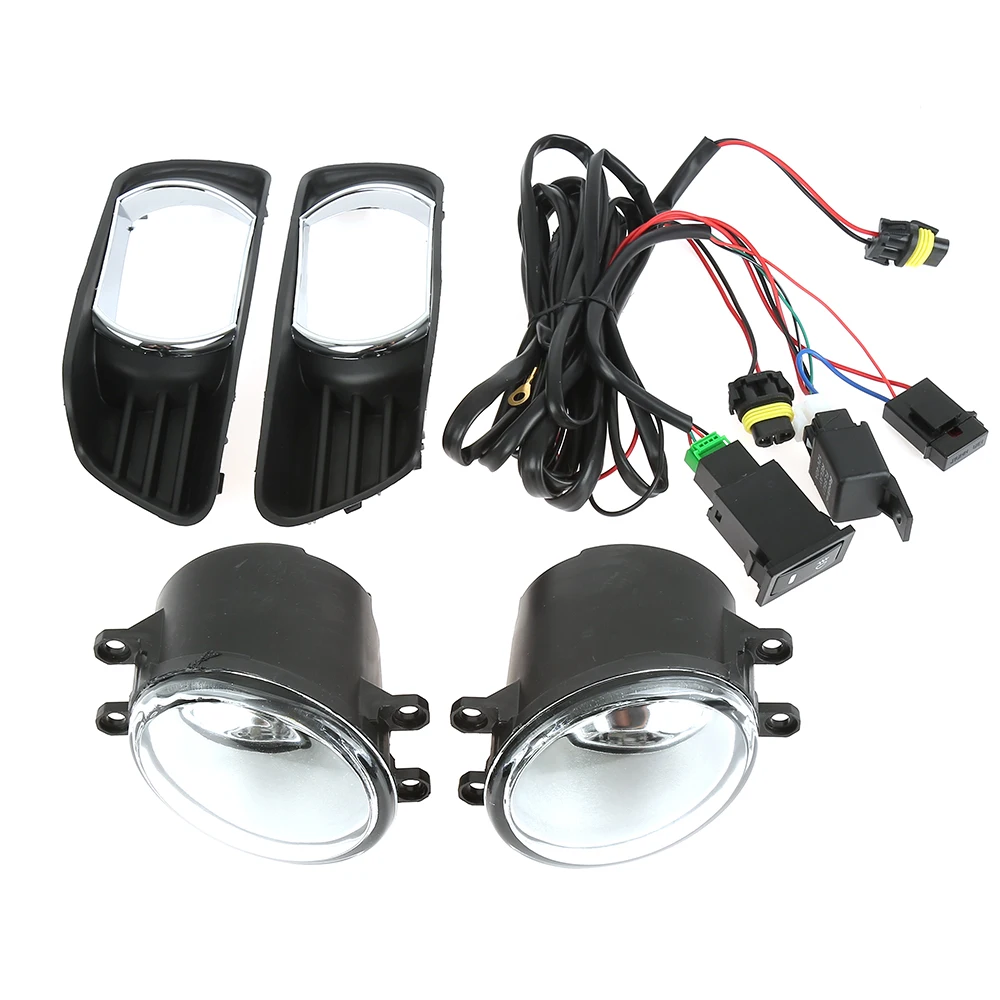 

2pcs Fog Light L+R FOR 07-09 TOYOTA CAMRY CLEAR LENS BUMPER FOG LIGHT/LAMP ASSEMBLY WITH WIRING COVER