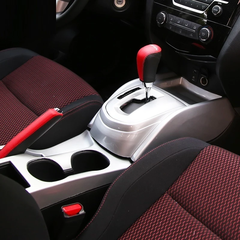 

Cup Gear Control system interior chromium bright sequins car styling mouldings trim accessories 16 17 FOR Nissan Qashqai