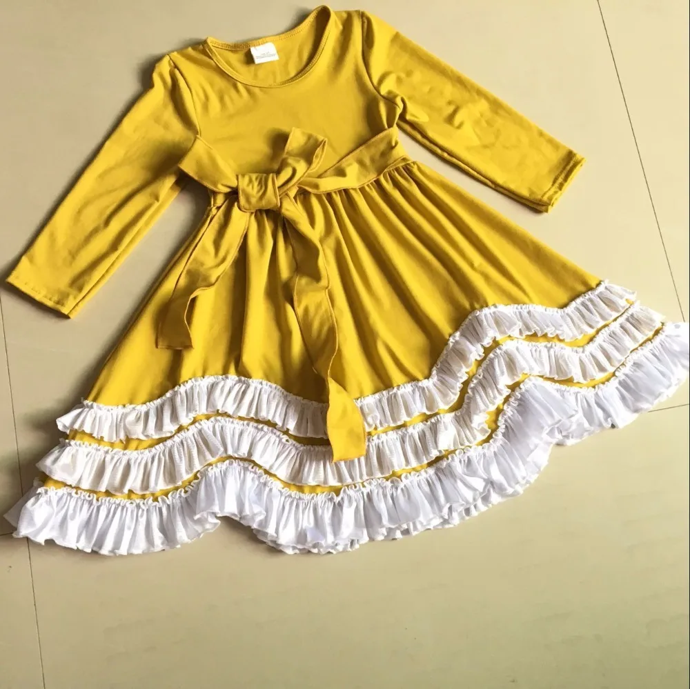 

New Simple Wind Noble Elegant Princess Apparel Fashion Waist Band Baby Girl Clothing Chiffon Dress Formal Occasion