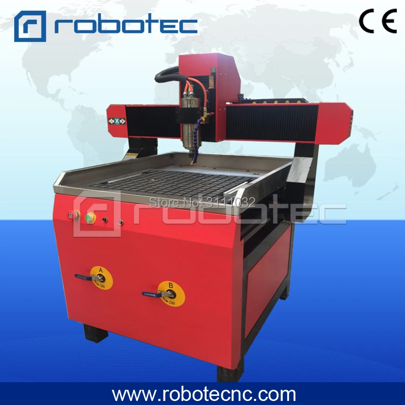 Robotec mini 3d cnc router small size 6040 9060 mini cnc milling