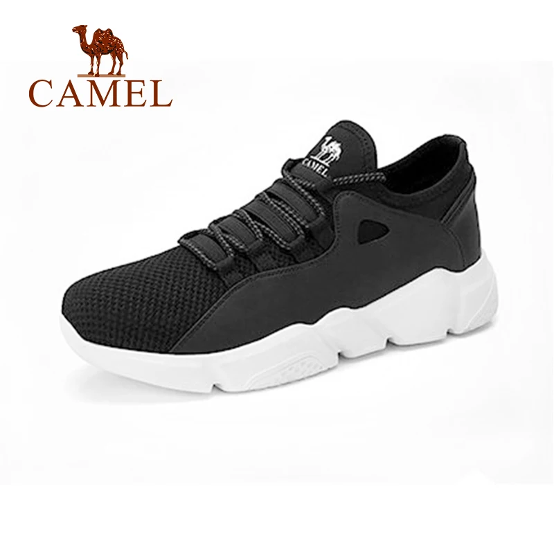 

CAMEL 2 Colors Adult Men's Running Shoes Breathable Light Weight Korean Fashion Outdoors Rubber Sports Sneakers For Men