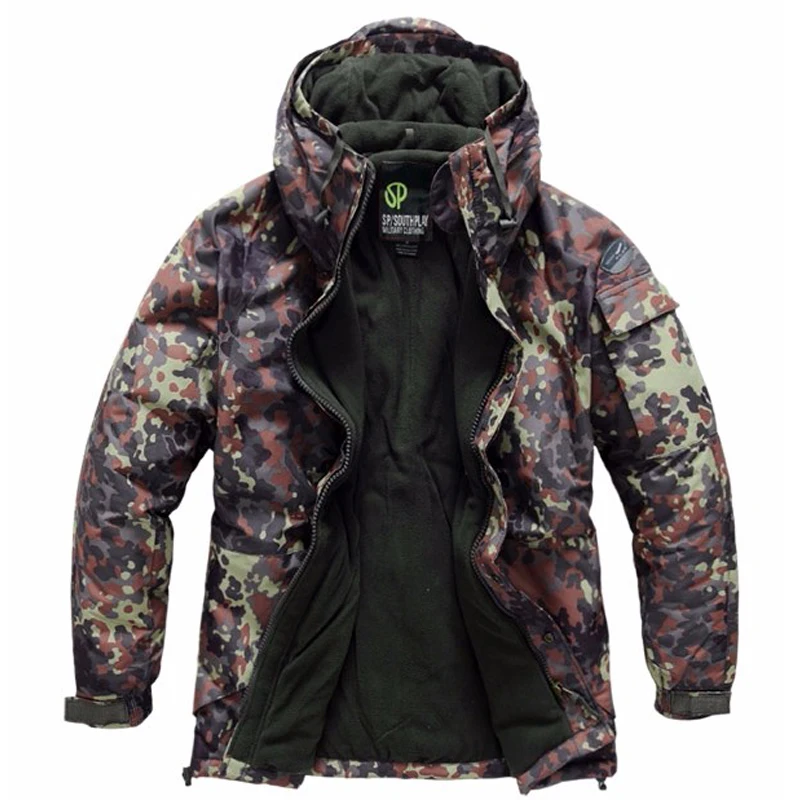 Men's Winter Waterproof 10,000 mm Warming Camo Military Jacket 
