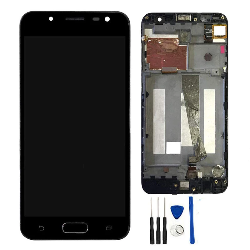 Для Asus ZenFone V Live LTE V500KL A009 Verizon черный ЖК-дисплей кодирующий преобразователь