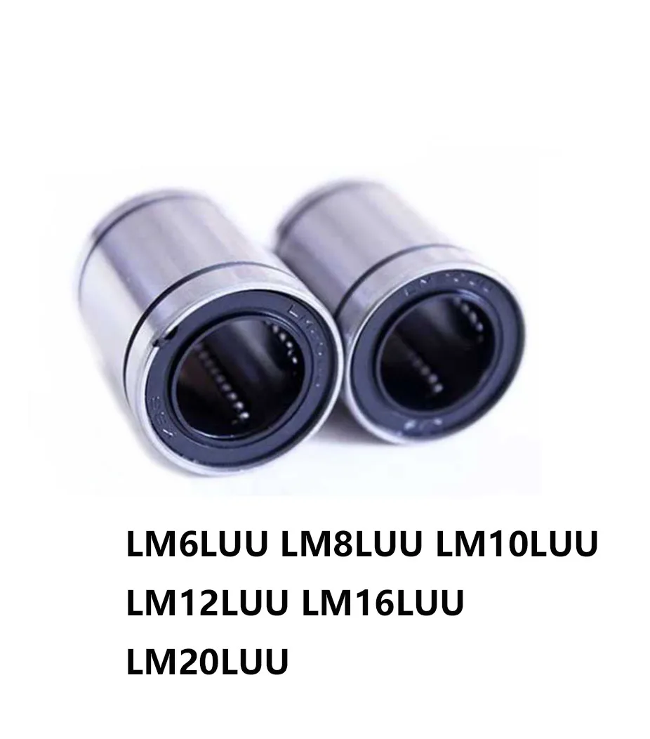 3 шт./лот LLM6LUU LM8LUU LM10LUU LM12LUU LM16LUU удлиненная линейная Втулка с ЧПУ линейные