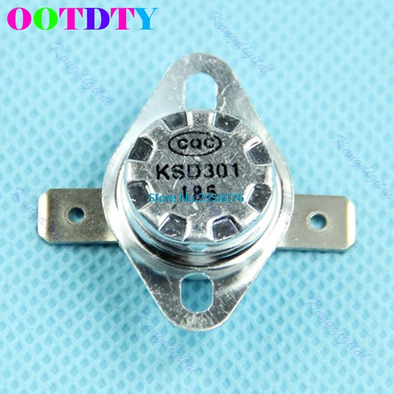 

KSD301 185 C 250V 10A Normal Close NC Temperature Controlled Switch Thermostat APR1_30