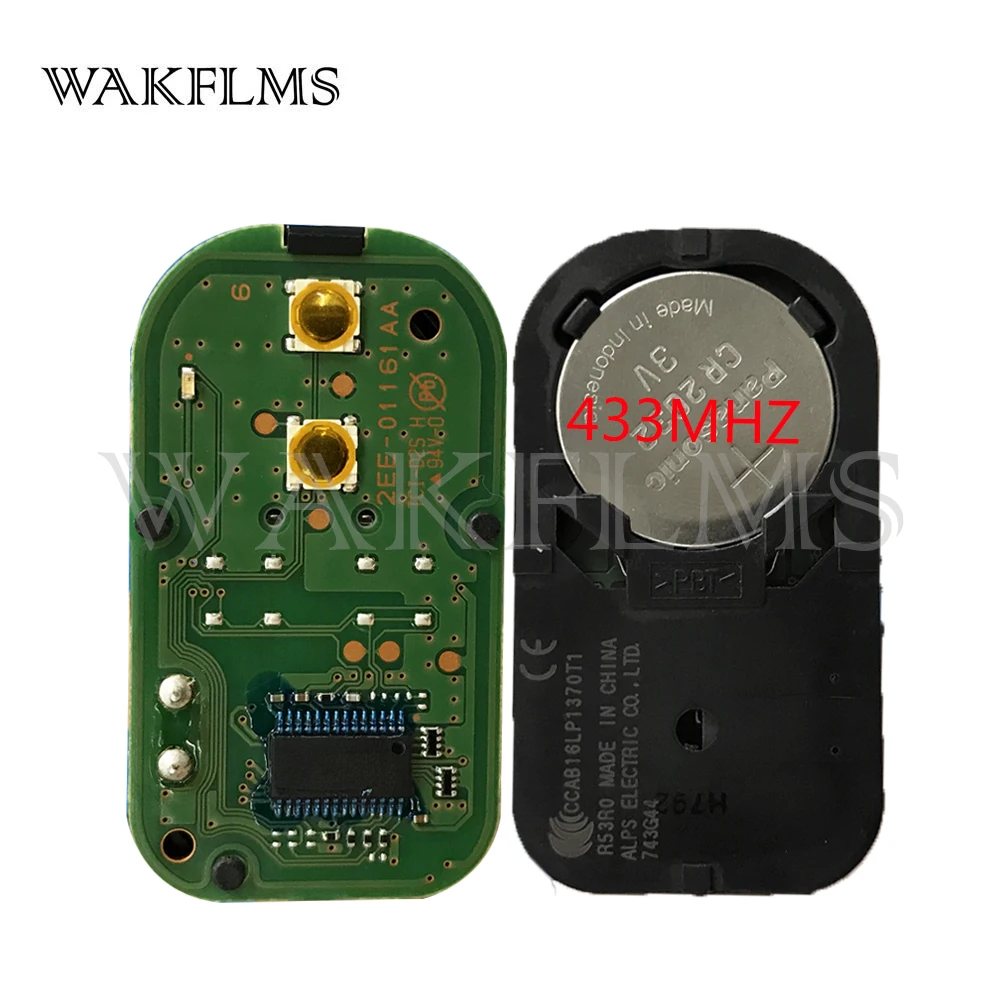 2btns Smart Card Remote Car Key 315MHz 433.92MHz For Suzuki Wagon R SWIFT 2017 with PCF7953X HITAG 3 47 CHIP No Emergency Key