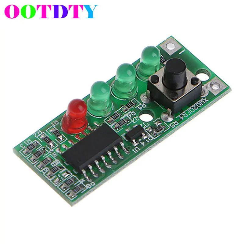 

OOTDTY Battery Capacity Indicator 4 LEDs Display for 3S Lithium Battery 9-12.6V