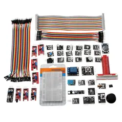 37 Сенсор модуль комплект для Arduino для Raspberry Pi Модель B + с GPIO джемпер для начинающих обучения