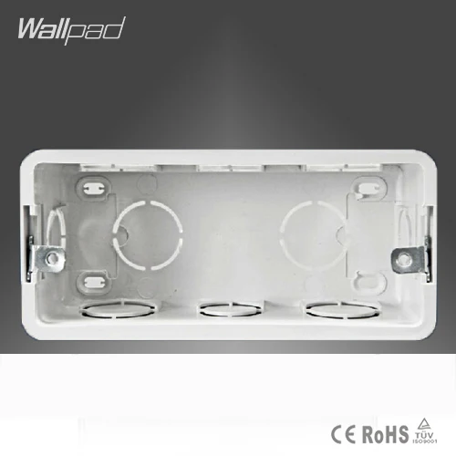 Wallpad 140*64MM Cassette Universal White Wall Mounting Box for Wall Switch and Socket Back Box