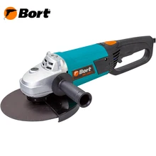 Машина шлифовальная угловая BWS-2005-S(Мощность 2000 Вт, 6500 об/мин холостого хода, диаметр диска 230 мм, блокировка шпинделя, плавный пуск, поворотная рукоятка