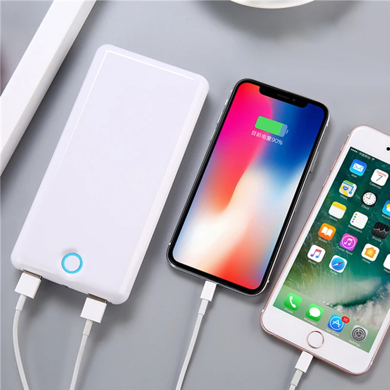

Quick Charge 3.0 Power Bank 20000mAh Dual Output Dual Input + LED Light External Battery Charger For Mobile Phones For All Phone
