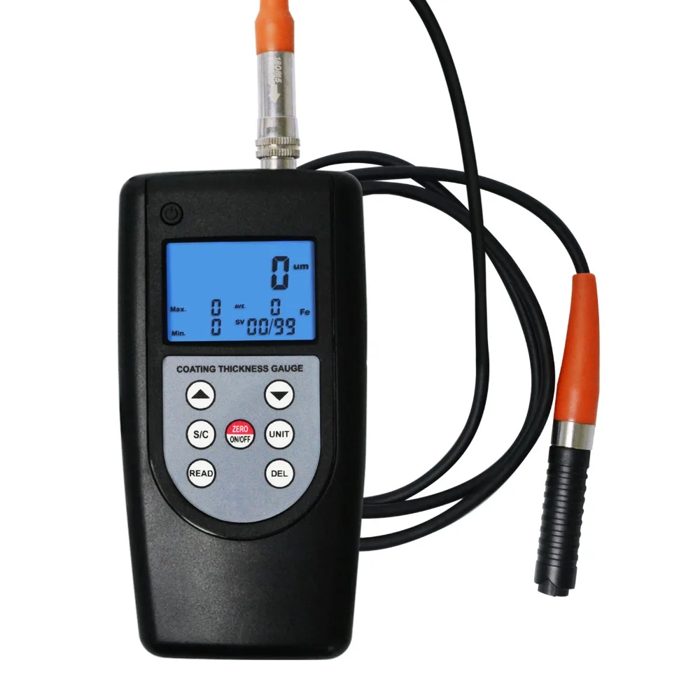 Coating Thickness Meter Gauge F & Nf 99 Memories 02000um 080mil