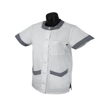 

WORK CLOTHES SHORT SLEEVES CHECKERED VICHY UNIFORM CLINIC HOSPITAL CLEANING VETERINARY SANITATION HOSTELRY Ref.852