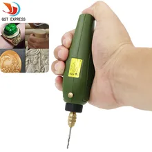 QSTEXPRESS Super Mini Electric Grinding Set 12V DC Drill Grinder Tool for Milling Polishing Drilling Cutting Engraving