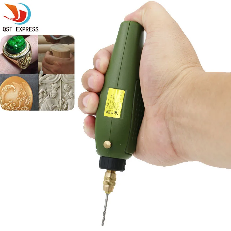 

QSTEXPRESS Super Mini Electric Grinding Set 12V DC Drill Grinder Tool for Milling Polishing Drilling Cutting Engraving