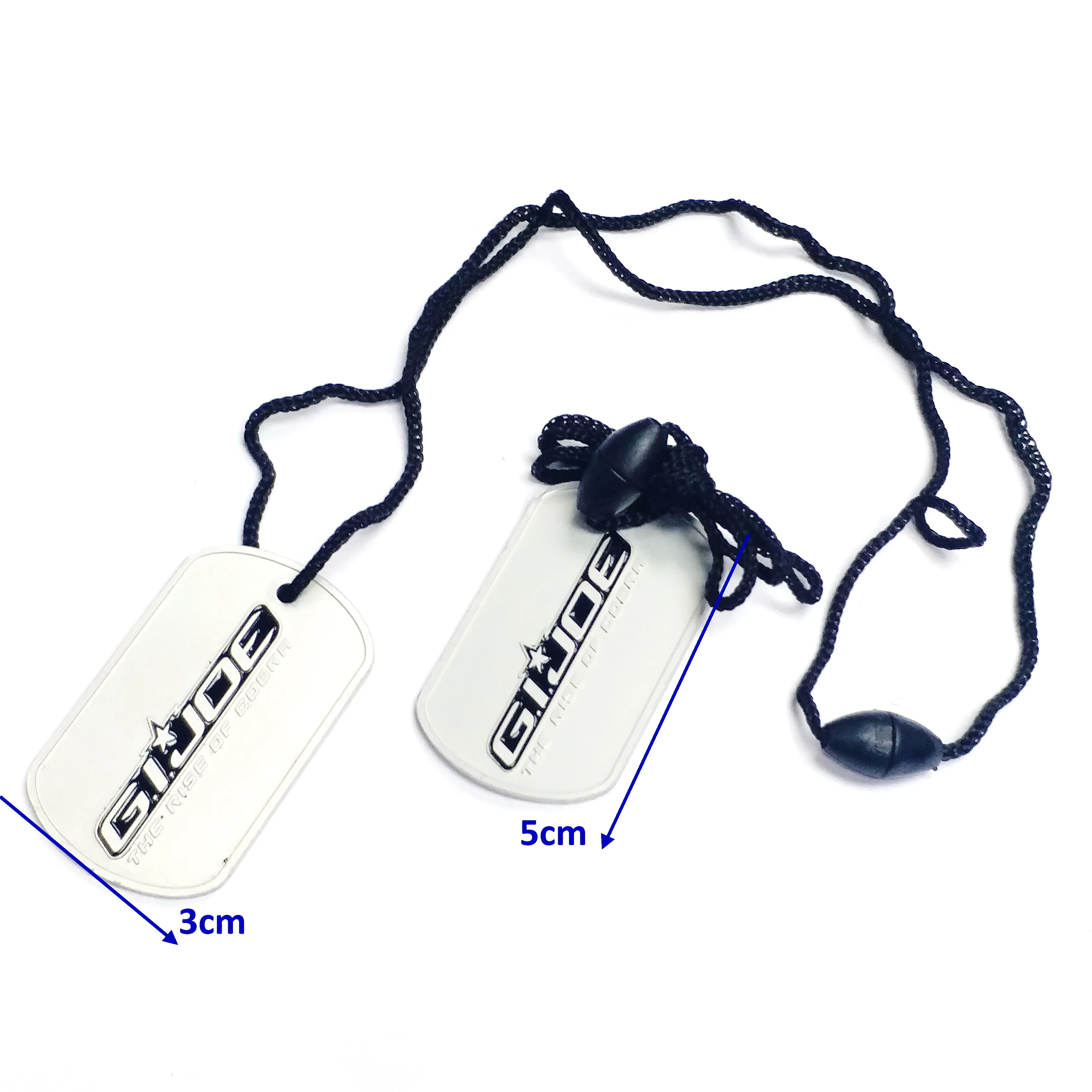 

6 Piece Miltary necklace Tags Guide GIJOE COSTUME PROP GI JOE ARMY GUY DOGTAG ACCESSORY