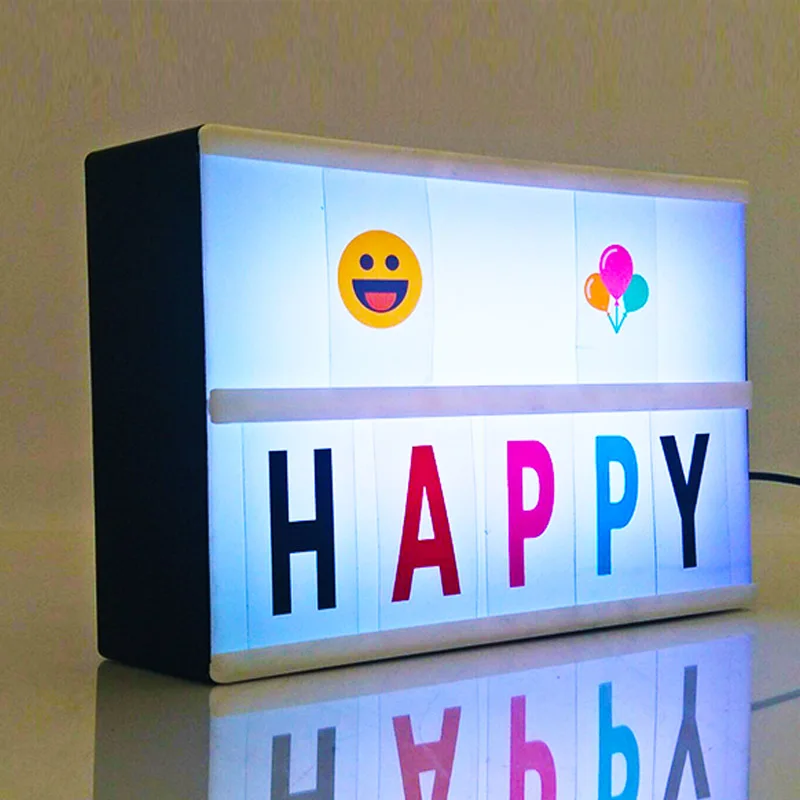 

A5 Mini size white color LED Cinematic Light Box with USB Cable